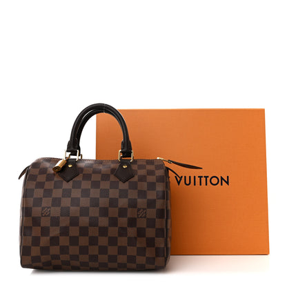 Louis Vuitton Damier Ebene Speedy 25 10 of 10