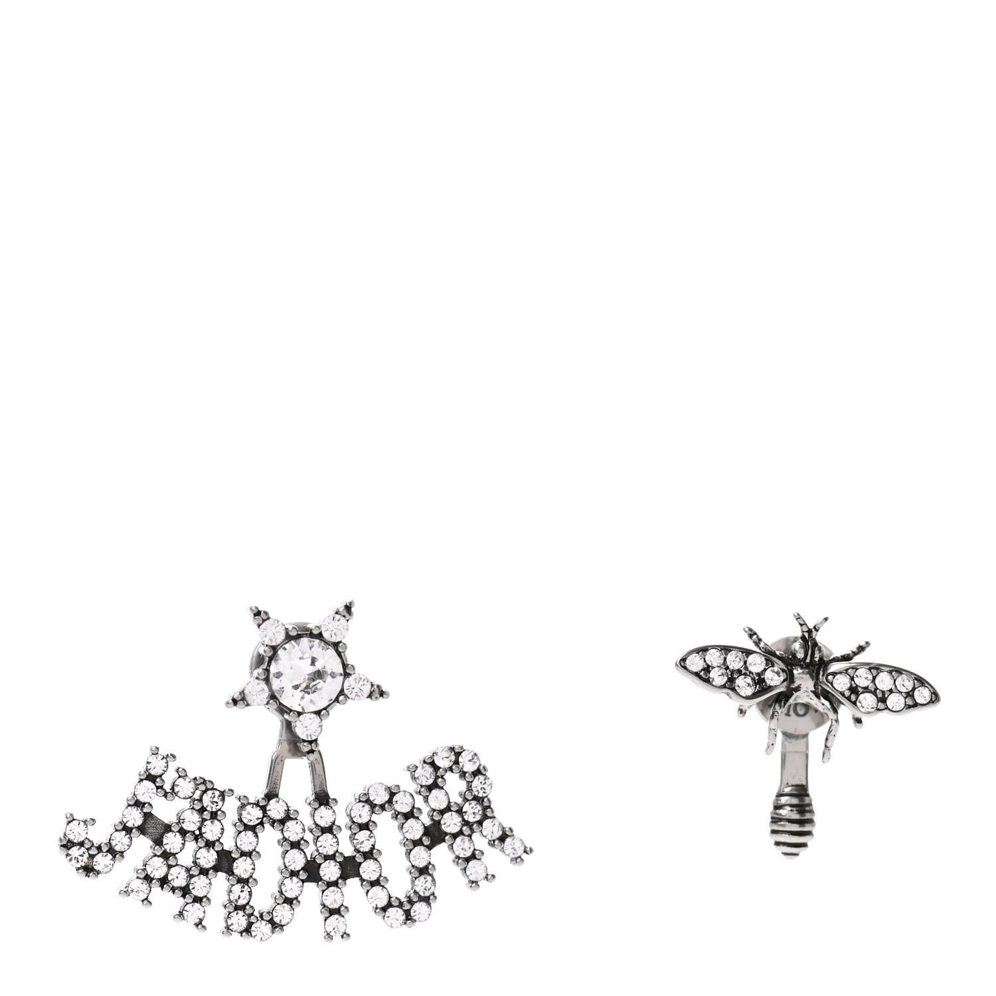 Palladium Crystal J'adior Earrings