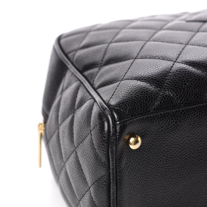 Chanel Caviar Quilted Large Bowler Black 10 of 14