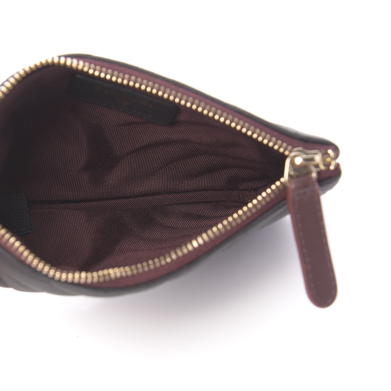 Chanel Caviar Chevron Quilted Small Cosmetic Case Black 5 of 8