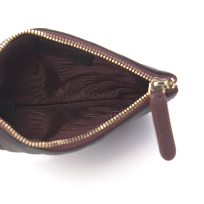 Chanel Caviar Chevron Quilted Small Cosmetic Case Black 5 of 8