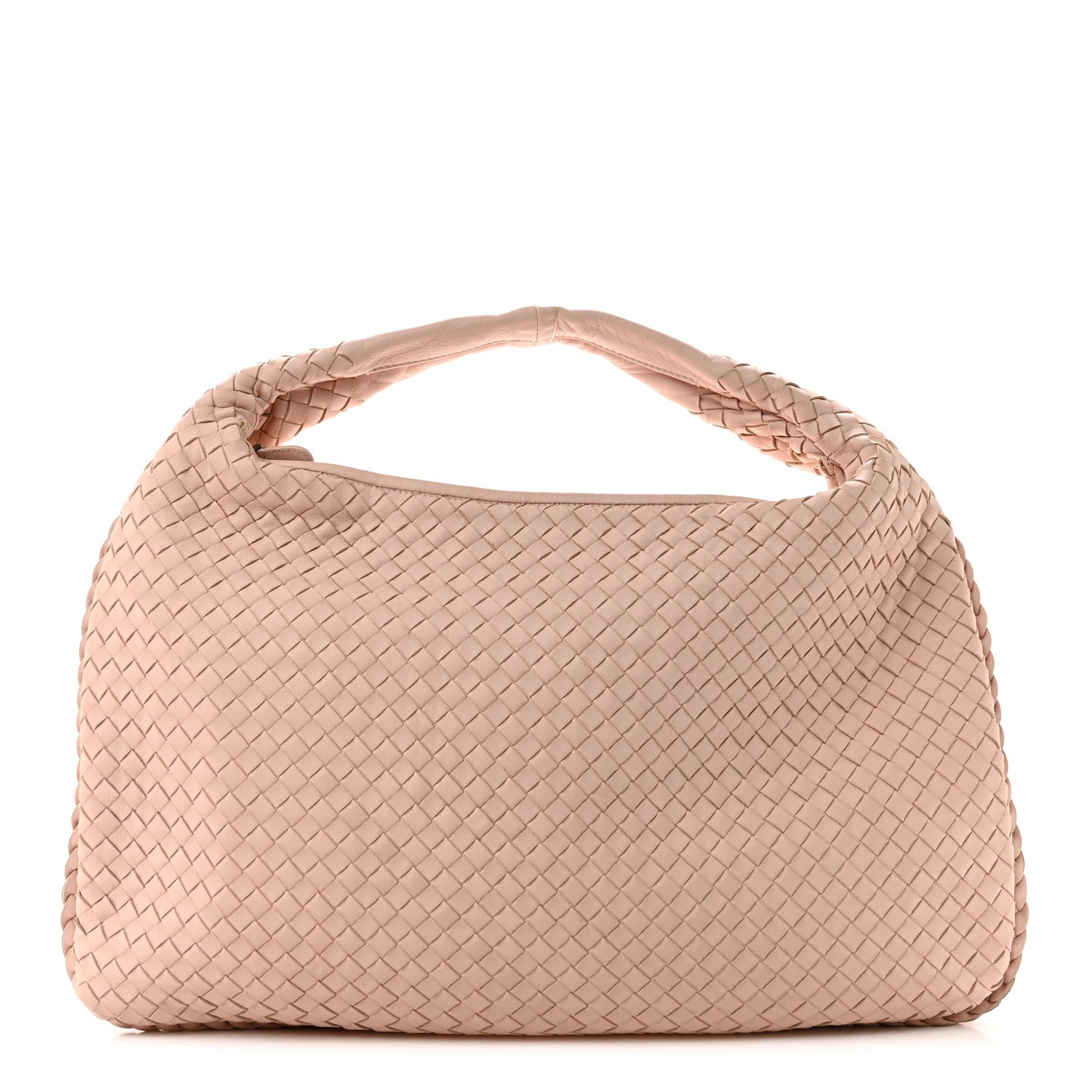 Nappa Intrecciato Large Veneta Hobo Flamingo