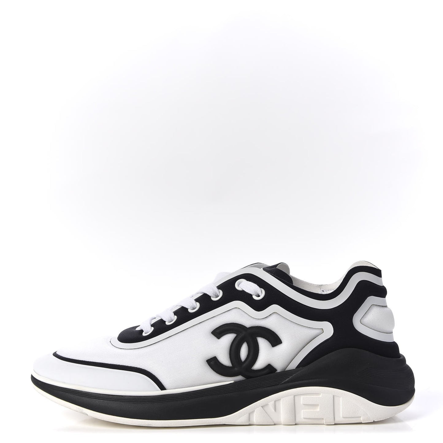Lycra Womens CC Sneakers 40 White Black