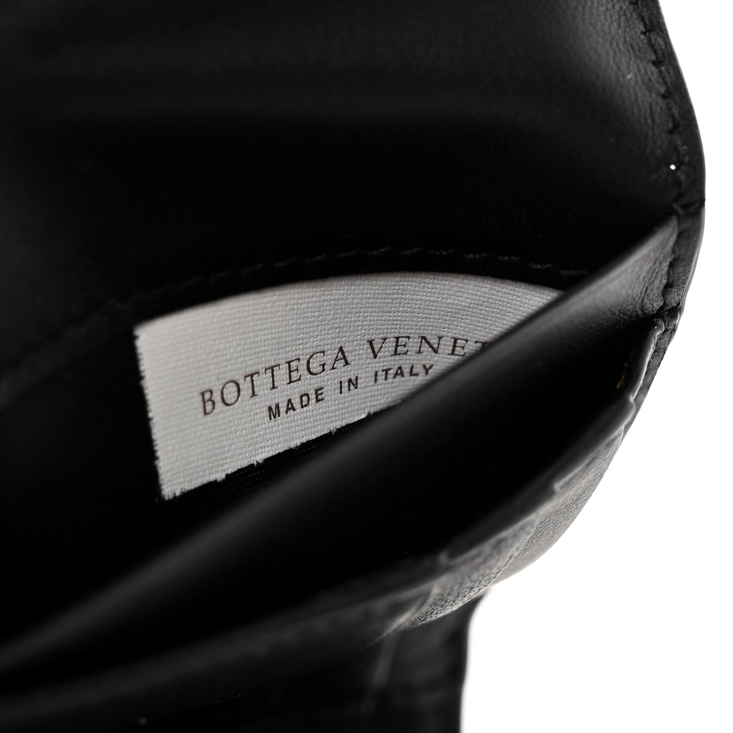 Bottega Veneta Nappa Intrecciato Trifold Wallet Black 7 of 10