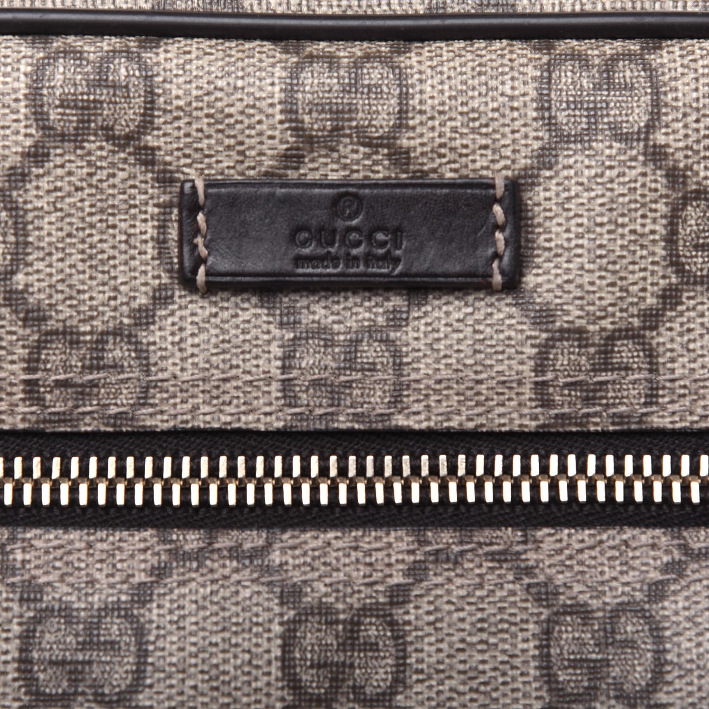 GG Plus Monogram Messenger Bag Dark Brown