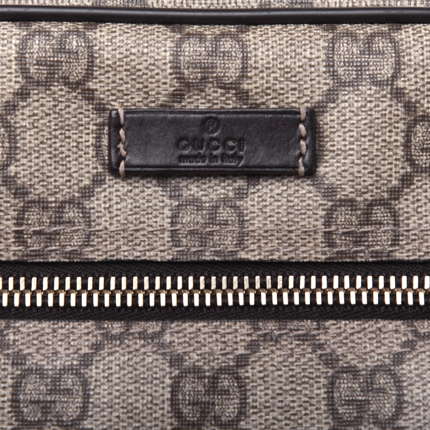 Gucci GG Plus Monogram Messenger Bag Dark Brown 10 of 13