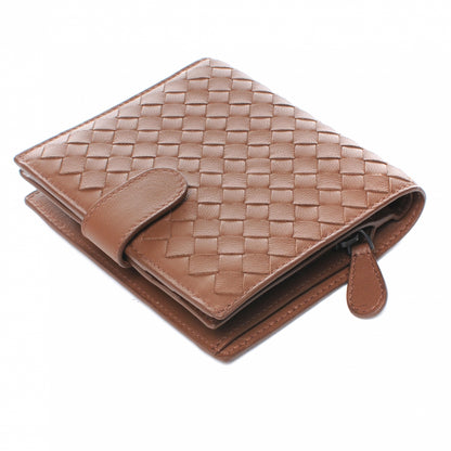 Bottega Veneta Nappa Intrecciato French Compact Wallet Noce 4 of 10