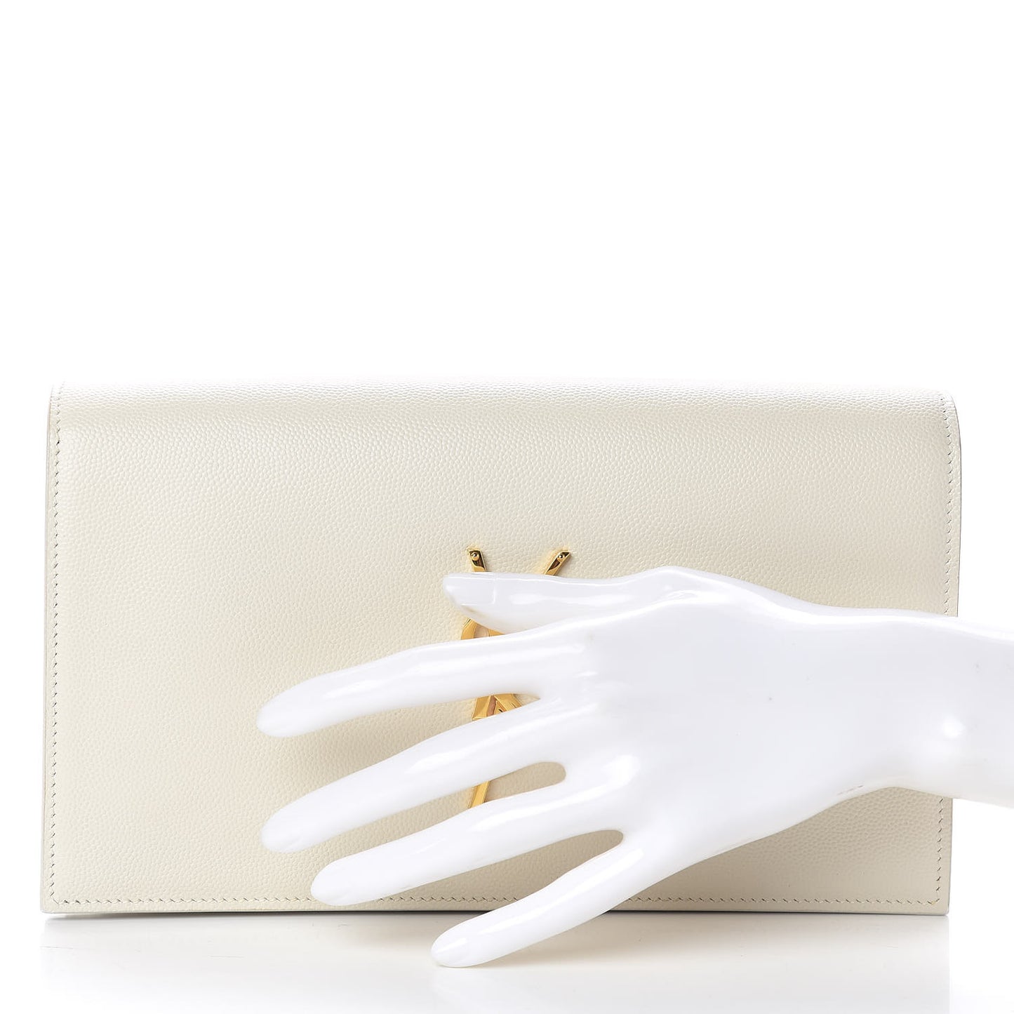 Grain De Poudre Classic Monogram Kate Clutch Porcellana