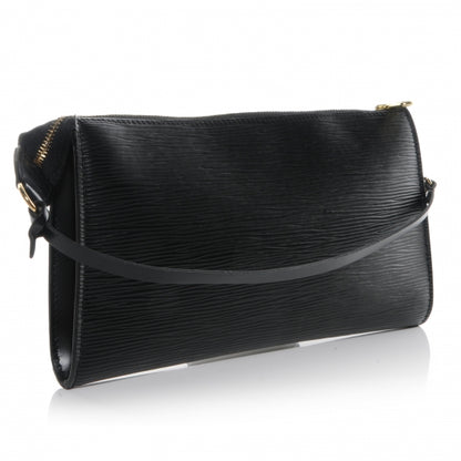 Louis Vuitton Epi Pochette Accessories 24 Black 3 of 7