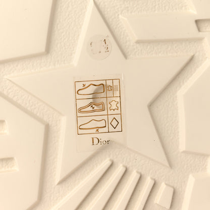 Christian Dior Shearling Canvas Embroidered Dway 10mm Slide Sandals 37.5 Pink White 9 of 9