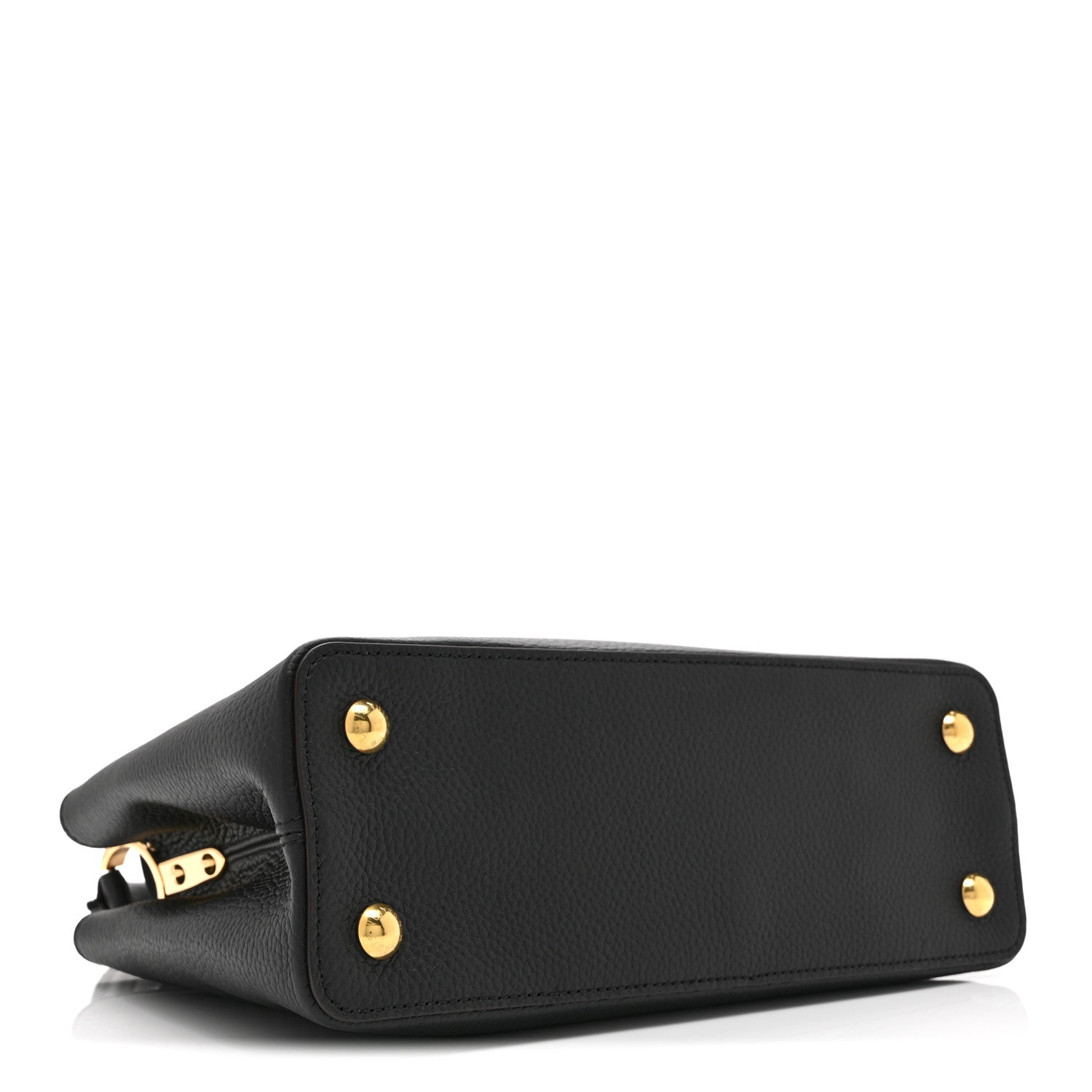 Louis Vuitton Taurillon Capucines PM Black 4 of 9