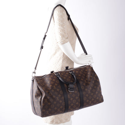 Louis Vuitton Monogram Macassar Keepall Bandouliere 45 2 of 7