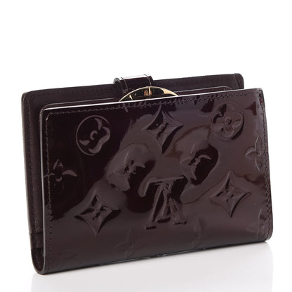 Louis Vuitton Vernis French Purse Wallet Amarante 3 of 7