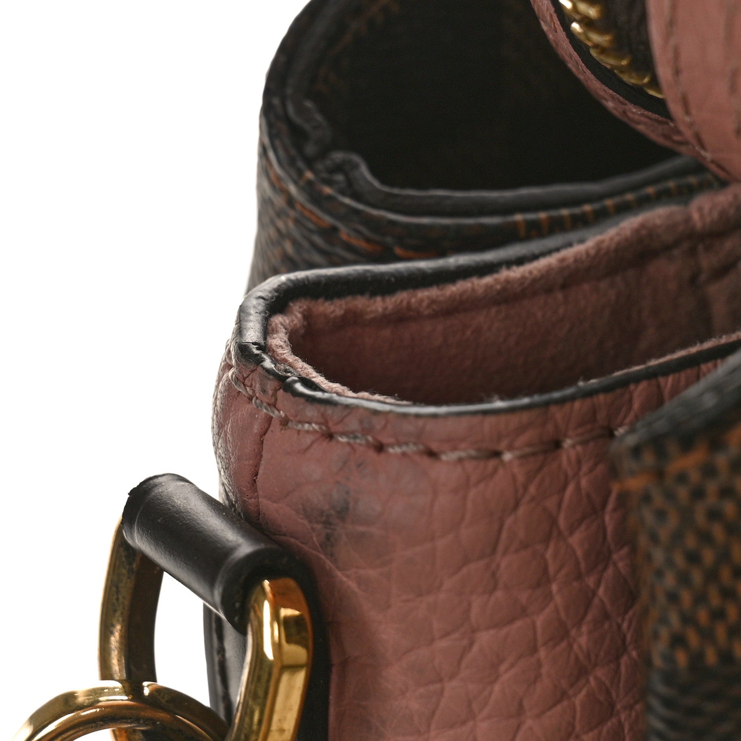 Louis Vuitton Cuir Taurillon Damier Ebene Normandy Magnolia 12 of 15