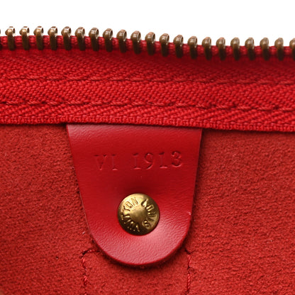 Louis Vuitton Epi Keepall 45 Castillan Red 6 of 11