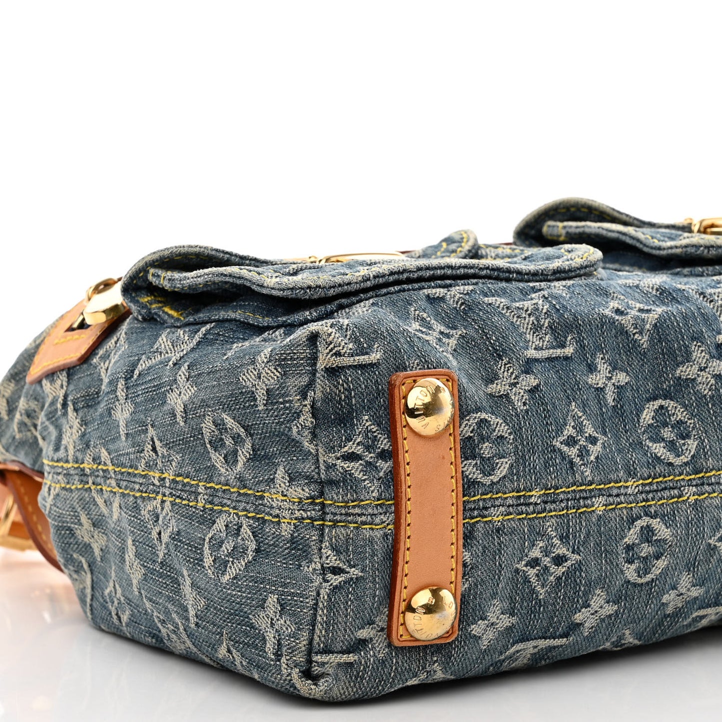 Monogram Denim Baggy PM Blue