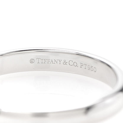 Tiffany Platinum 3mm Classic Wedding Band Ring 57 8 4 of 5