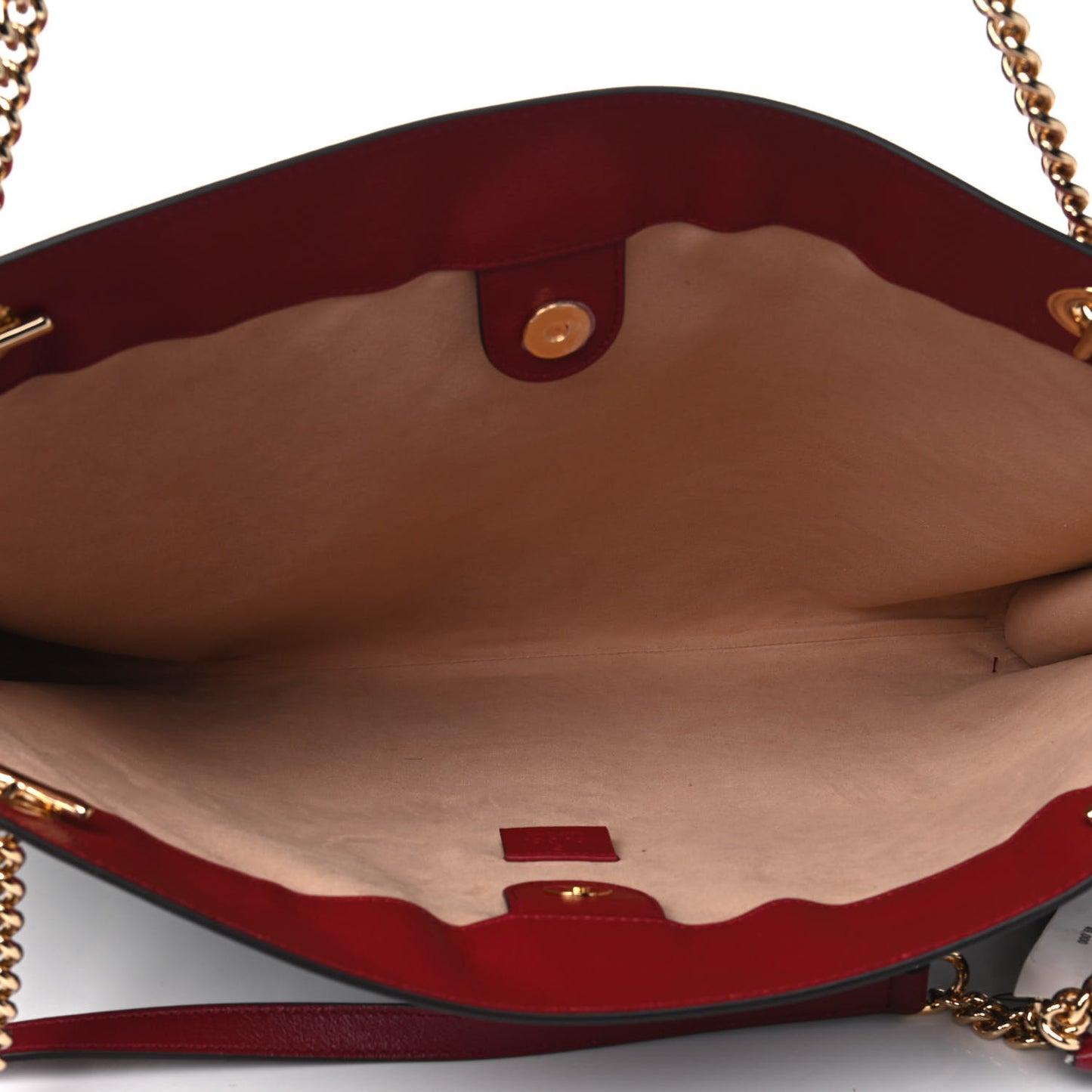 Tweed GG Monogram Large Rajah Chain Tote Romantic Cherry Black White
