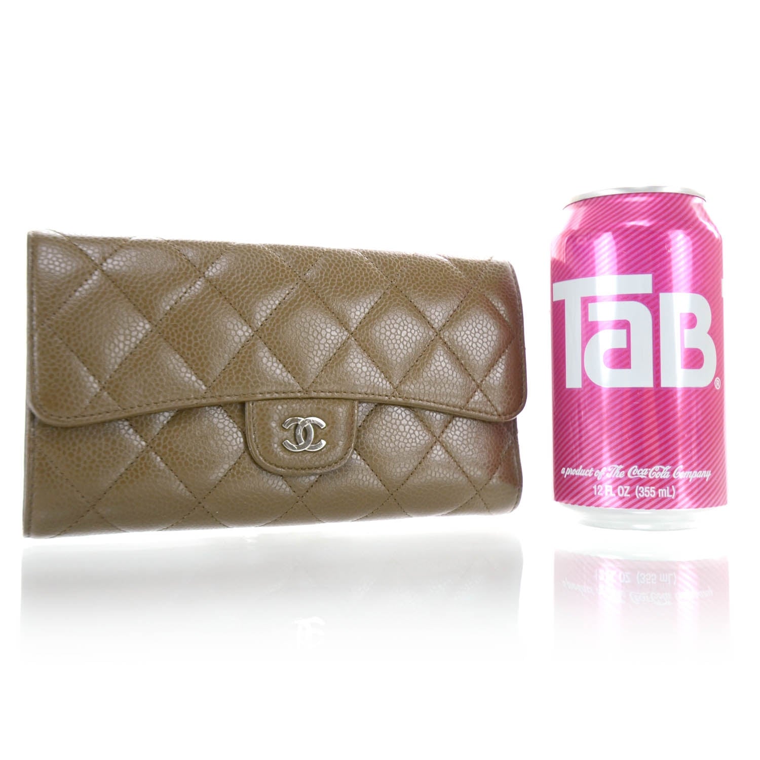Chanel Caviar Quilted Large Flap Wallet Brown 6 of 13
