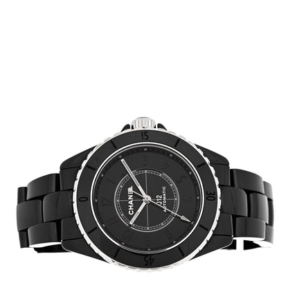 Chanel Stainless Steel Ceramic 38mm J12 Phantom Automatic Watch Black 2 of 5