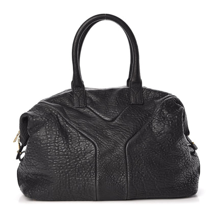 Saint Laurent Pebbled Lambskin Medium Easy Sac Black 1 of 13
