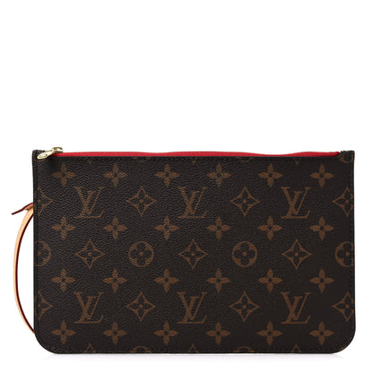 Louis Vuitton Monogram Neverfull MM GM Pochette Cherry 1 of 8