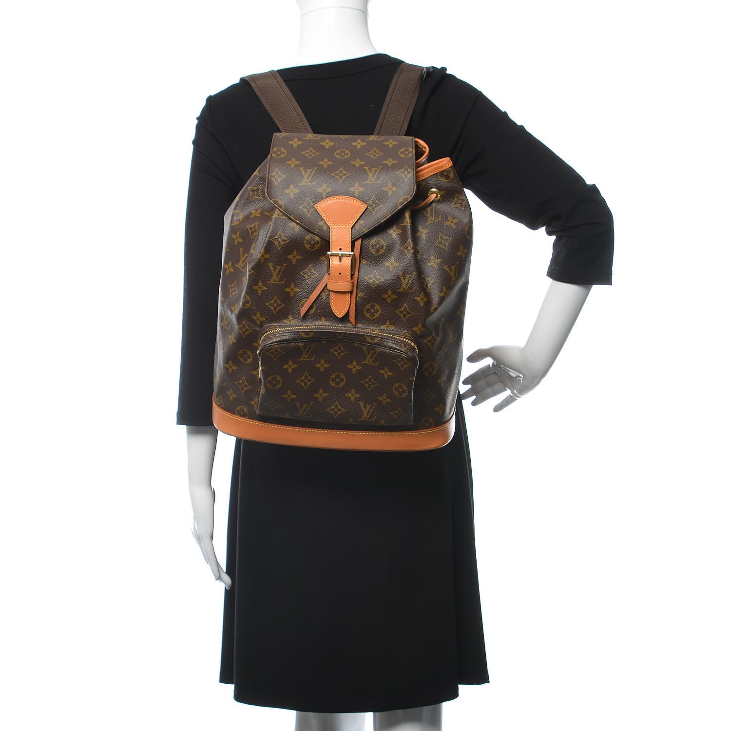 Louis Vuitton Monogram Montsouris GM Backpack 2 of 12