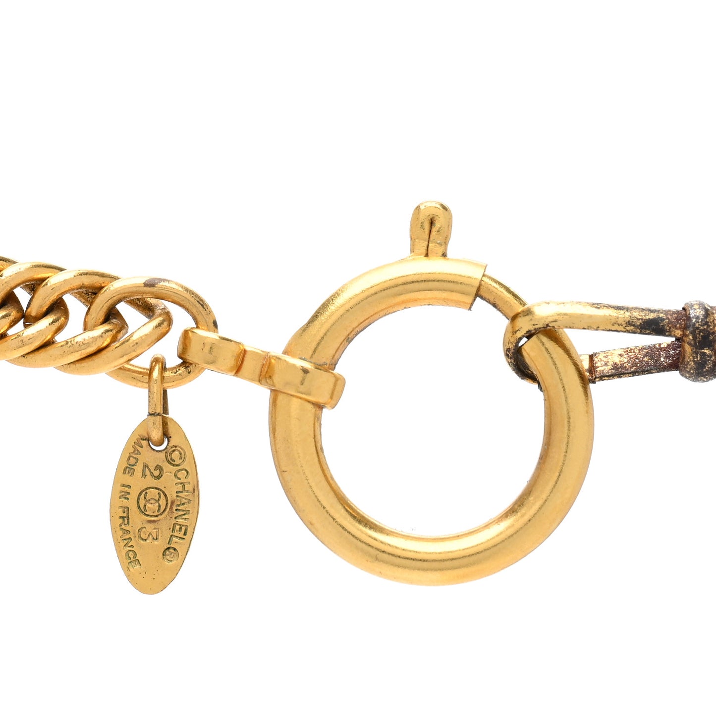 Loupe Magnifying Glass Necklace Gold