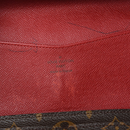 Louis Vuitton Monogram Josephine Wallet Red 5 of 8
