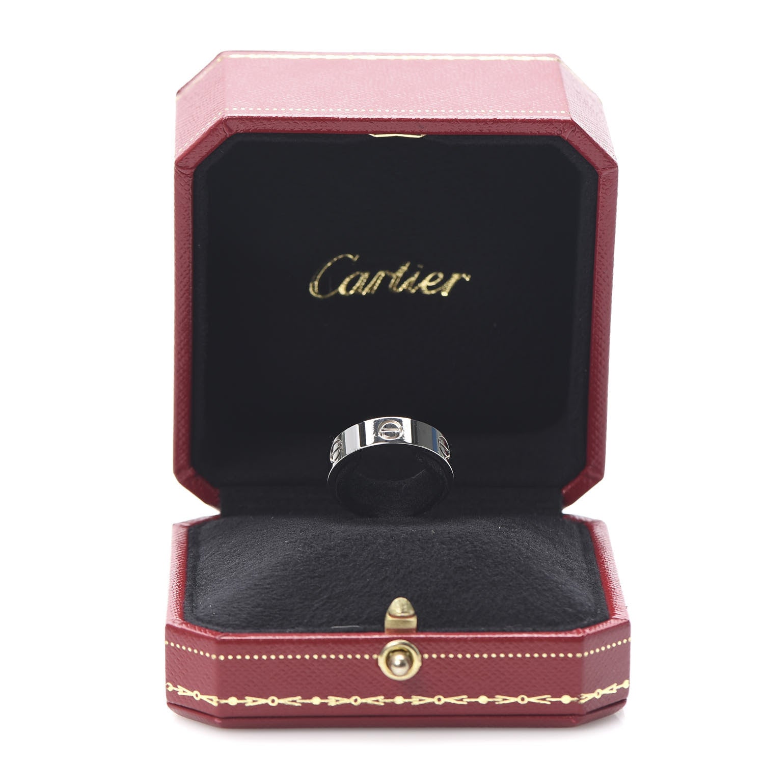 Cartier 18K White Gold 5.5mm LOVE Ring 57 8 6 of 6