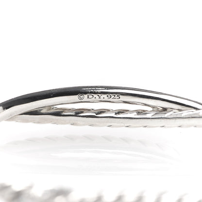 David Yurman Sterling Silver Diamond Continuance Full Pavé Bracelet 4 of 5