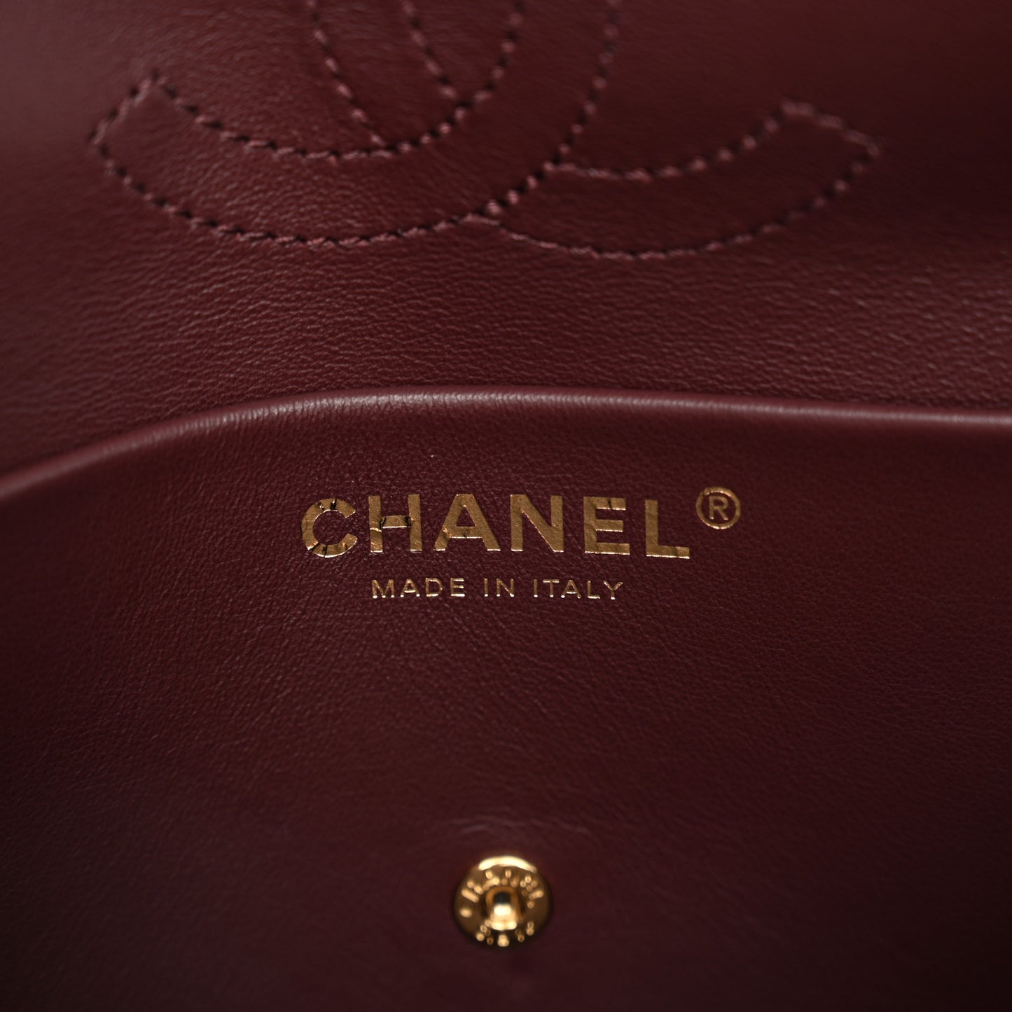 Suede Calfskin Mini Souplissimo Flap Burgundy