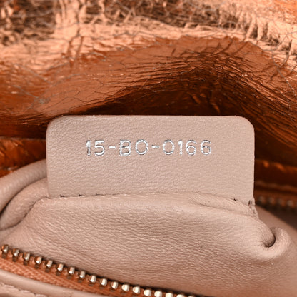 Christian Dior Metallic Cannage Mini Lady Dior Pink 7 of 10