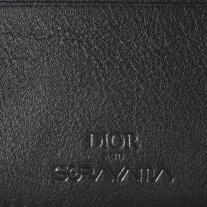 Christian Dior x Sorayama Calfskin Billfold Wallet Blue 6 of 7