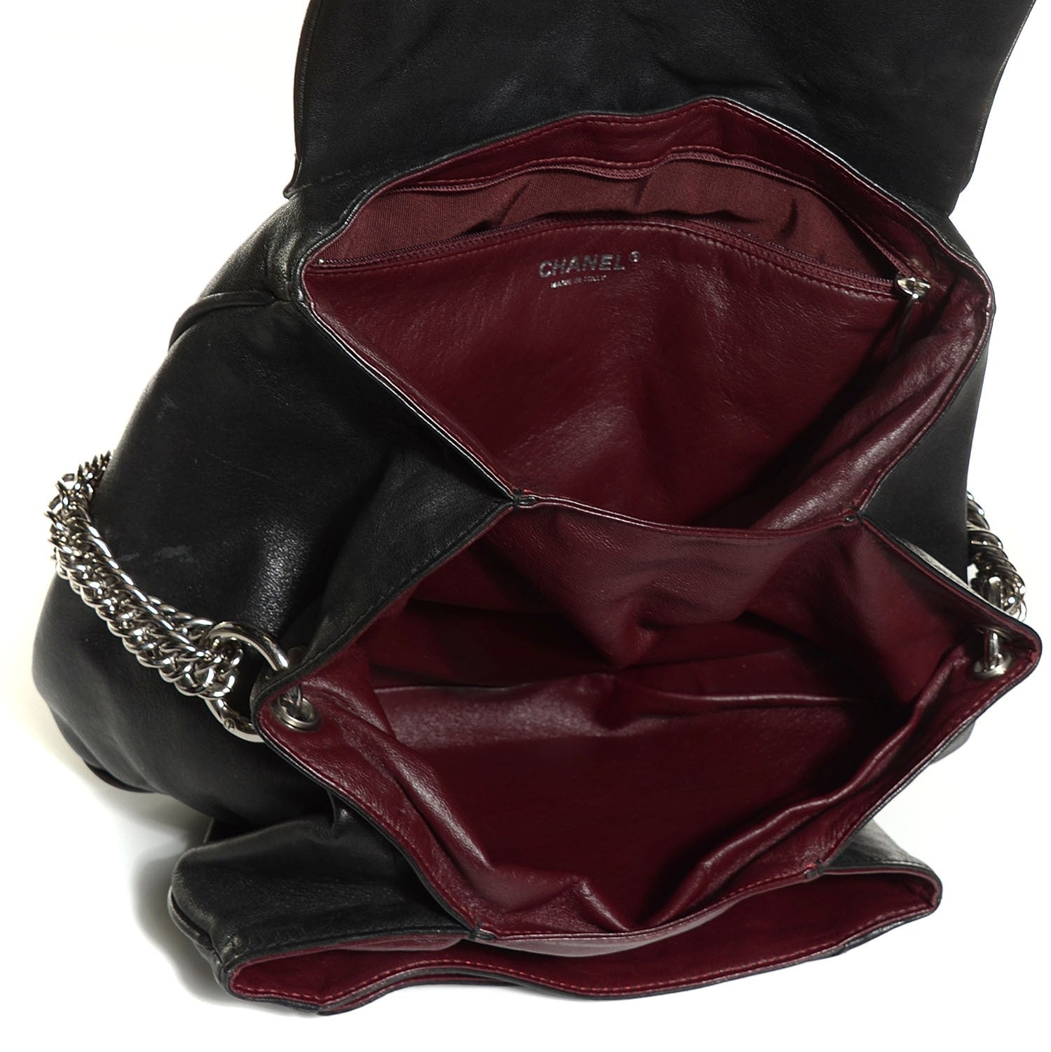 Chanel Lambskin Accordion Flap Black 5 of 7