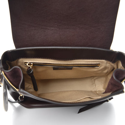 Chloe Suede Calfskin Small Faye Backpack Carbon Brown 5 of 7