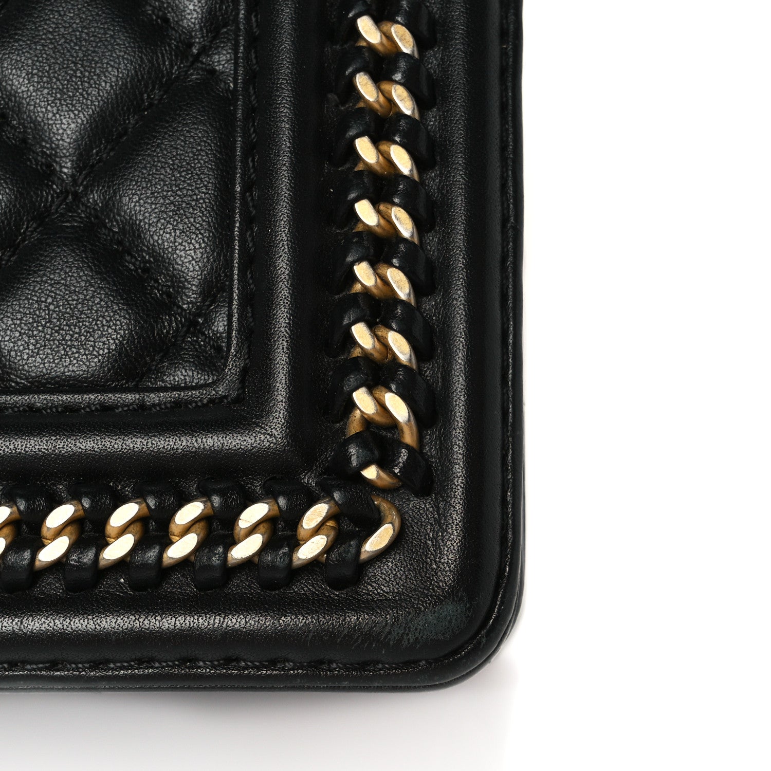 Chanel Calfskin Quilted New Medium Boy Top Handle Flap Black 10 of 10