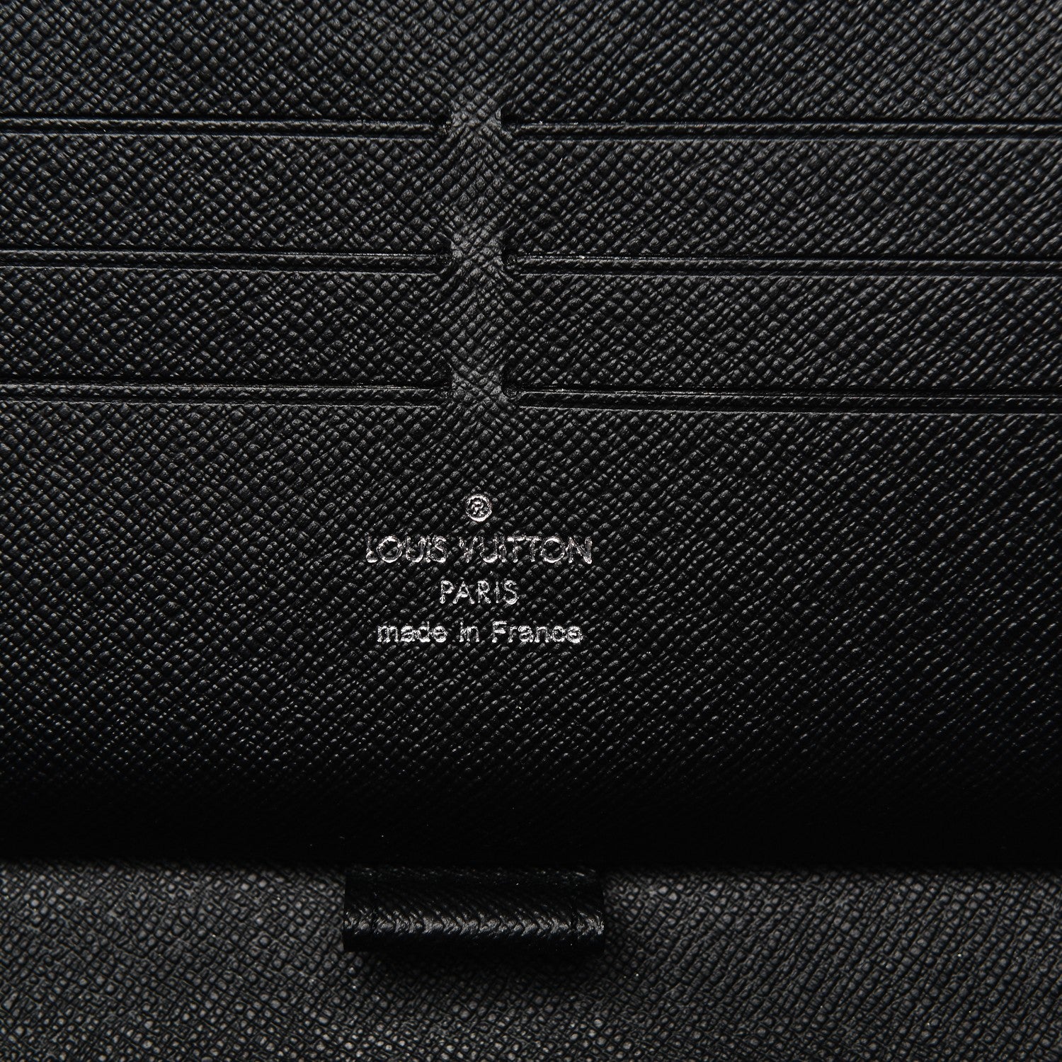 Louis Vuitton Epi Zippy Organizer Wallet Black 6 of 6