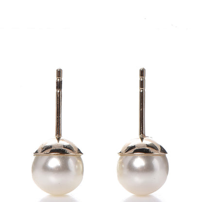 Christian Dior Pearl Mise En Dior Tribal Earrings 4 of 5