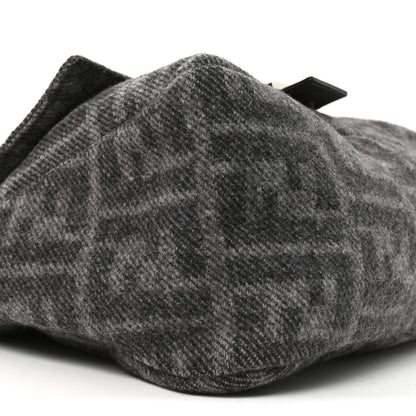 Fendi Wool Zucca Mama Baguette Grey 9 of 10