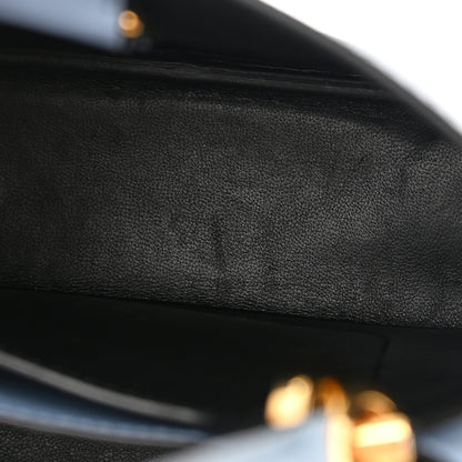 Prada Saffiano Cuir Calfskin Small Panier Bucket Bag Astrale Black 11 of 15