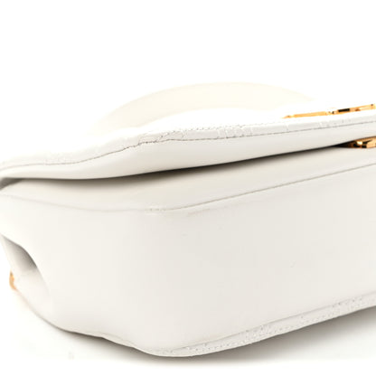 Burberry Lambskin Quilted Small Lola Bag White 8 of 9