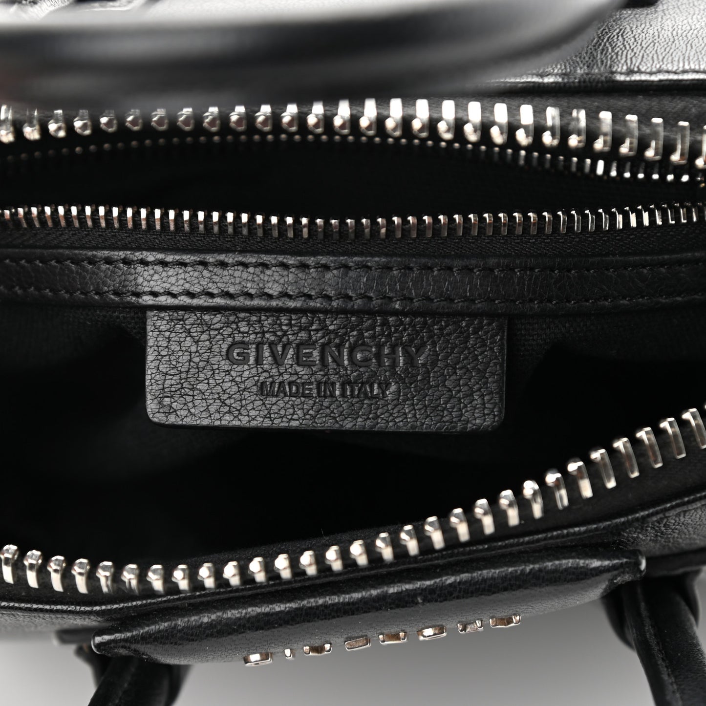 Sugar Goatskin Mini Antigona Black