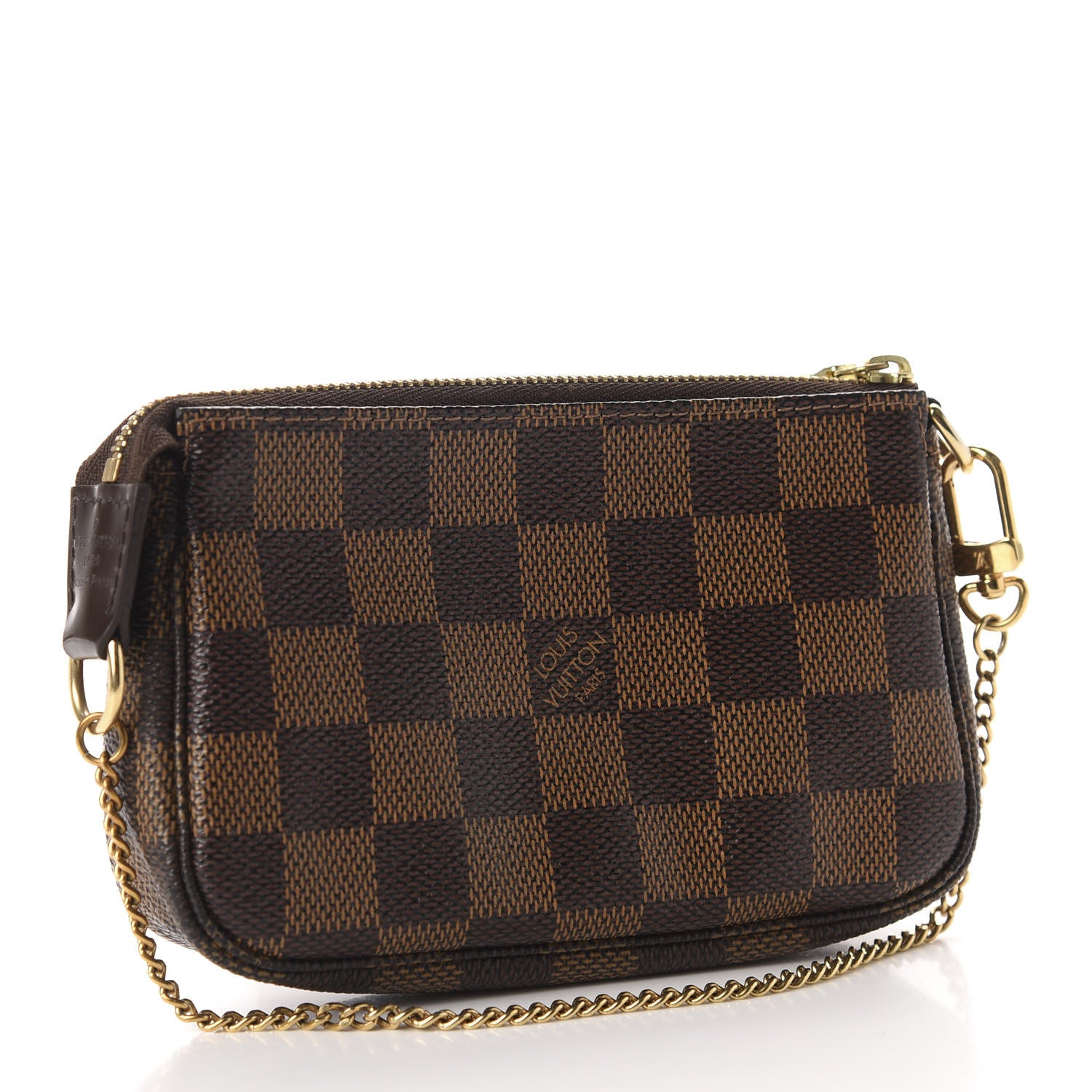 Louis Vuitton Damier Ebene Complice Trunks and Bags Mini Pochette Accessories Red 3 of 6