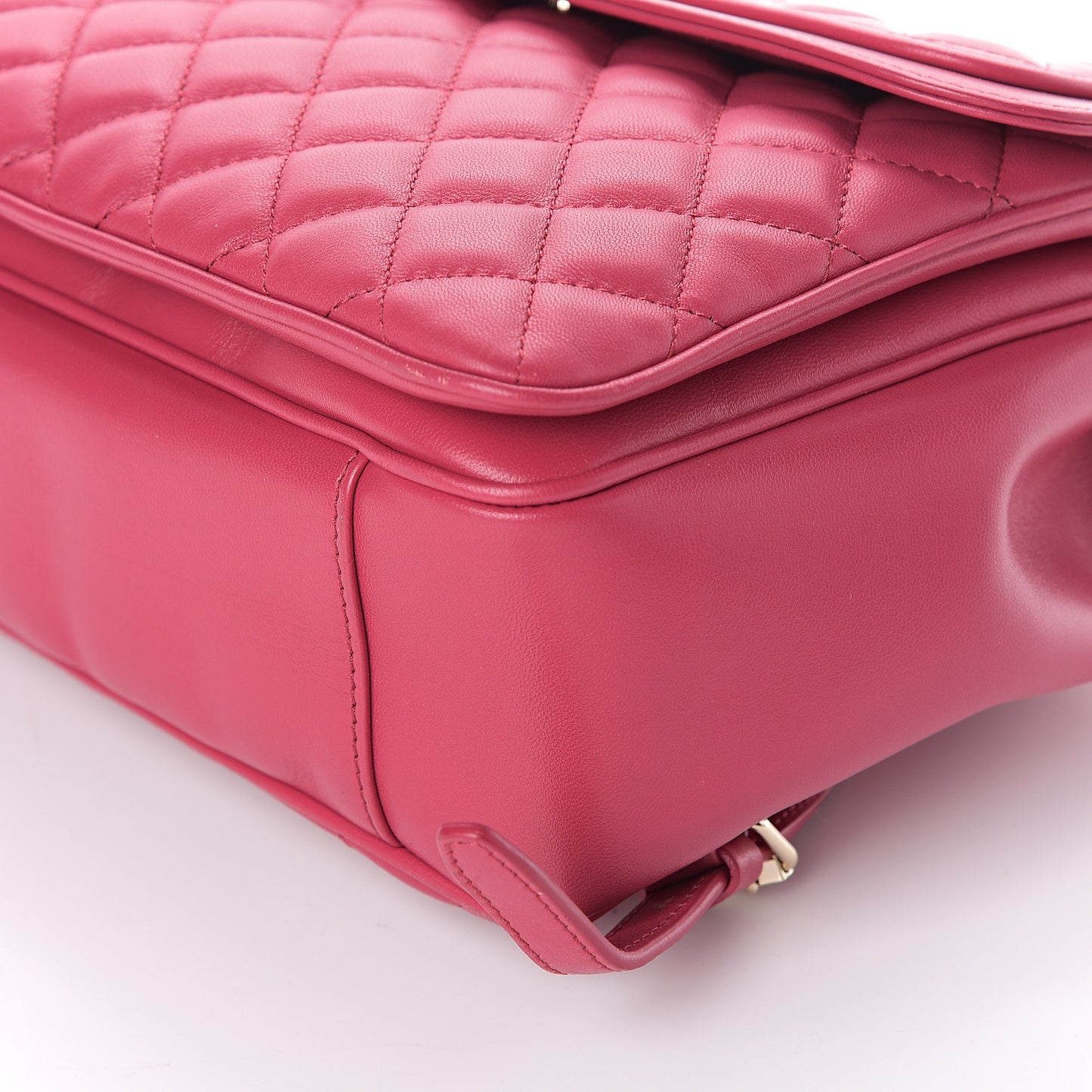 Lambskin Quilted Lovely Day Backpack Pink
