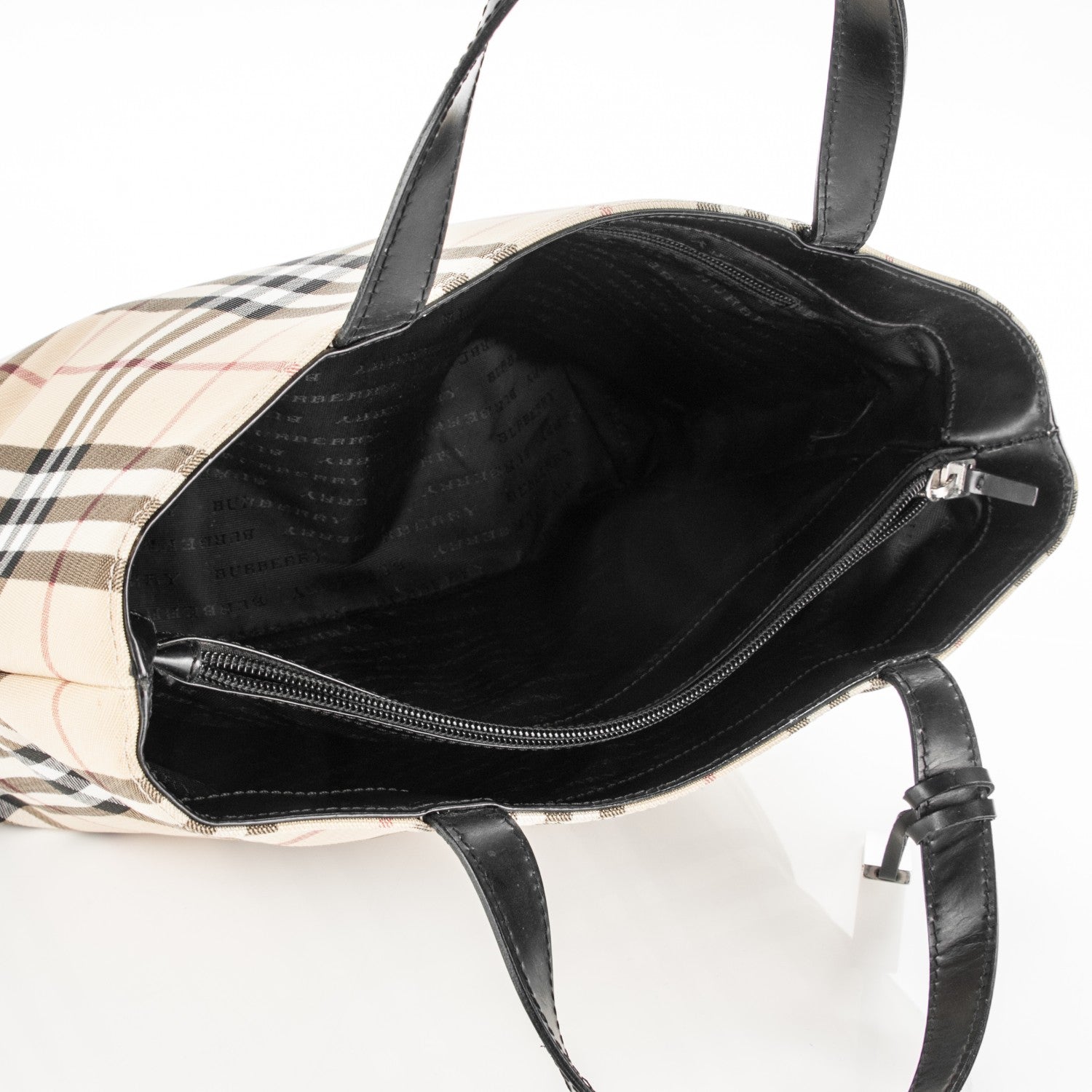 Burberry House Check Medium Tote Black 5 of 8