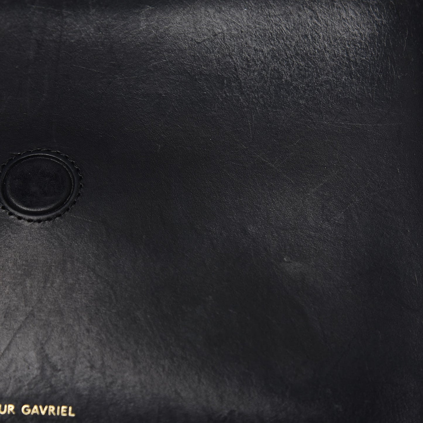 Calfskin Envelope Flap Crossbody Bag Black