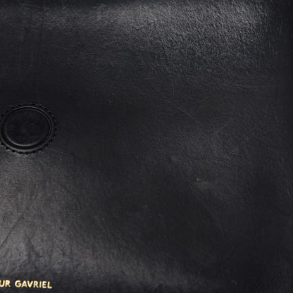 Mansur Gavriel Calfskin Envelope Flap Crossbody Bag Black 13 of 15