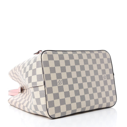 Louis Vuitton Damier Azur Neonoe MM Eau De Rose 4 of 10