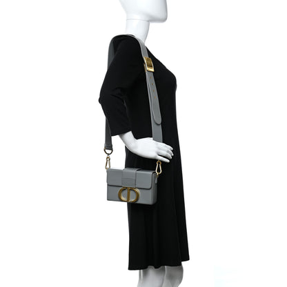 Christian Dior Box Calfskin 30 Montaigne Box Bag Gray 2 of 10